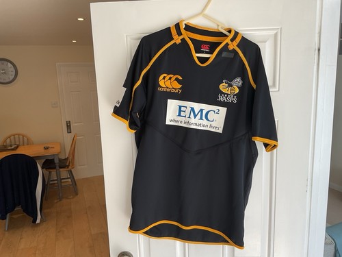 Maillot Rugby London Wasps Domicile 2011/2012 - Canterbury - Noir #6 - Taille XXL