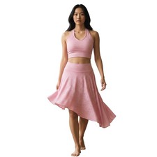 Dream Within Child Large Dance Costume Pink Glitter Asymmetrical Skirt/Crop Top