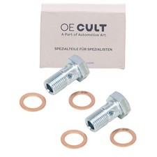2x OE-Cult Hohlschraube Turbolader + Dichtungen für BMW 1er 2er MINI 07119907291