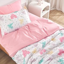 Kids Comforter Sets for Girls Princess Bedding Twin Size, Advanced Digital Pr...