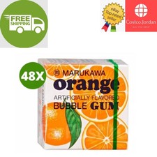 48 Stück x Japanischer Fusengummi mit Marukawa-Orangengeschmack...