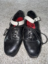 Gavin by Fays Shoes Irish Dance Hard Shoes Size 1 Black Leather