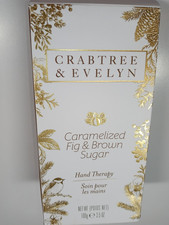 Crabtree  Evelyn Caramelized Fig  Brown Sugar Hand Therapy 100g/3.5oz NIB
