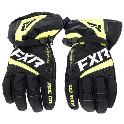 Open-Box.FXR Fuel Snowmobile Gloves Thinsulate Leather Palm Waterproof =