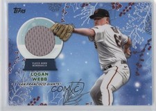 2023 Topps Holiday Relics Blue Metallic 7/99 Logan Webb #RC-LW 1t2c