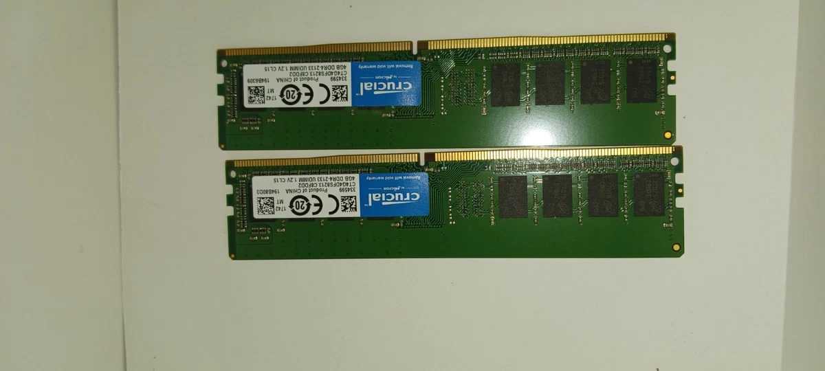 Crucial PC4-17000 (DDR4-2133) Bus Speed Computer RAM 8 GB Total