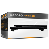 FüR Volvo V60 Cross Country 10- Menabo DachträGer Sonic Aluminium Schwarz Neu