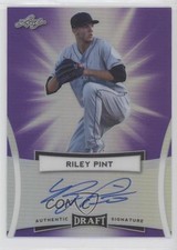 2017 Leaf Metal Draft Purple 3/20 Riley Pint #BA-RP1 Auto 3b3