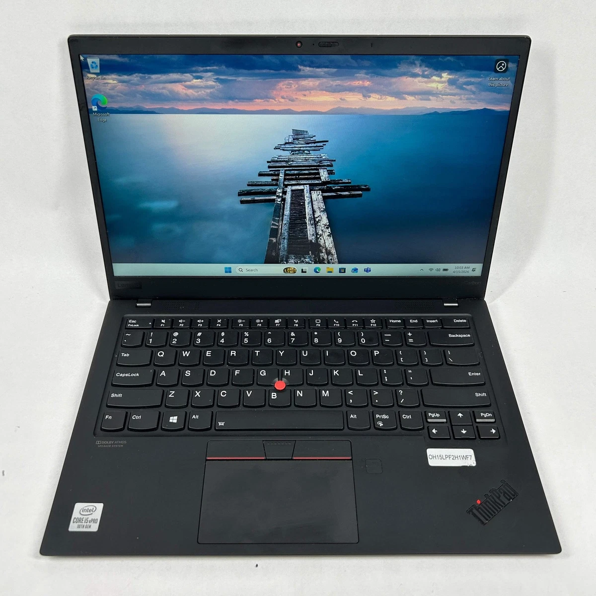 Lenovo ThinkPad X1 8 GB RAM PC Laptops & Netbooks 256 GB SSD