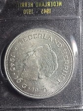 1970 Netherlands 10 Gulden SILVER (0.720 fine, 0.5787 oz ASW) UNC stk#p75 76.03 per troy oz
