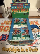 1989 Score Football (1) Sealed Pack From Box Barry Sanders Troy Aikman Rookie RC