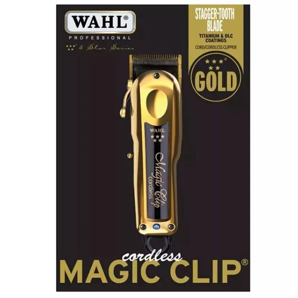 2025 Neu WAHL 5 Star Magic Clip GOLD Haarschneider,Netz / Akku Barber 8148-700$# - Bild 4 von 4