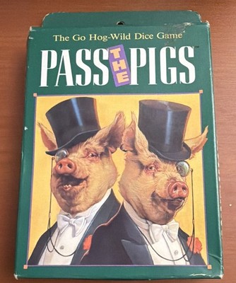 Vintage 1992 Milton Bradley Pass the Pigs Dice Game **NEW SEALED!**