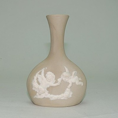 A. Radford American Art Pottery Jasperware Mini Vase Vintage