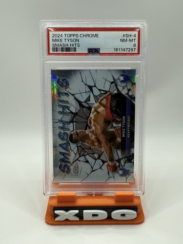 2024 Topps Chrome Boxing Mike Tyson SMASH HITS #SH4 PSA 8