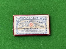 Antique Victorian Mechanical Propelling Pencil Lead Morgan 1.5mm RareCollectible
