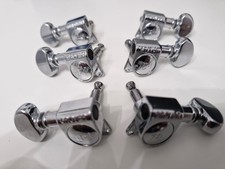 Grover Mid-Size Rotomatic Tuners / Machine Heads / 3x3 / Chrome - RRP £60! - UK