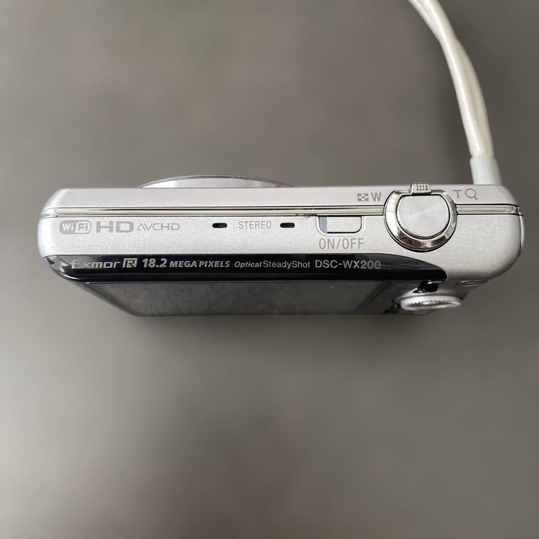 SONY Cyber-shot DSC-WX200 Silver Compact Camera Tested Working
