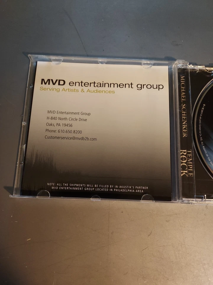 Michael Schenker Temple of Rock CD 2011 MINT Foto 3 de 4