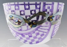 6 3/4" John Byron Art Glass Bowl VS73