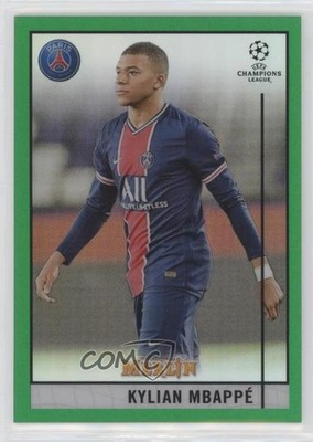 2020-21 Merlin Collection Chrome UEFA Champions League 84/99 Kylian Mbappe 0xm9