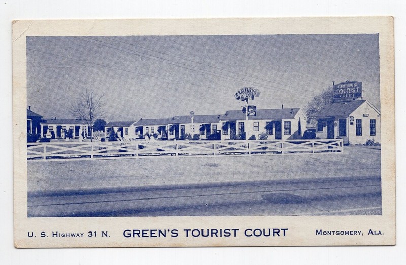 1930s? DB - Green's Tourist Court - Montgomery, Alabama