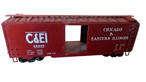 Chicago Eastern Illinois - CEI 65500 Boxcar - Puertas faltantes - Acopladores Kadee - Usado | Zustand: Used