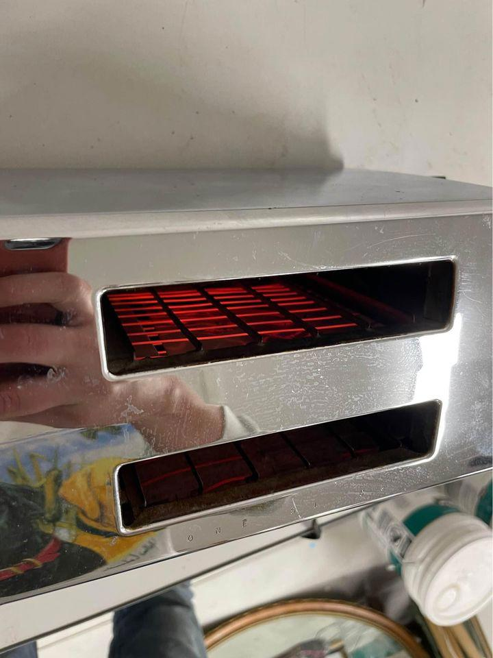 Vtg Sunbeam Vista Toaster Model VATH With Radiant Shade Control Chrome MCM HLN eBay