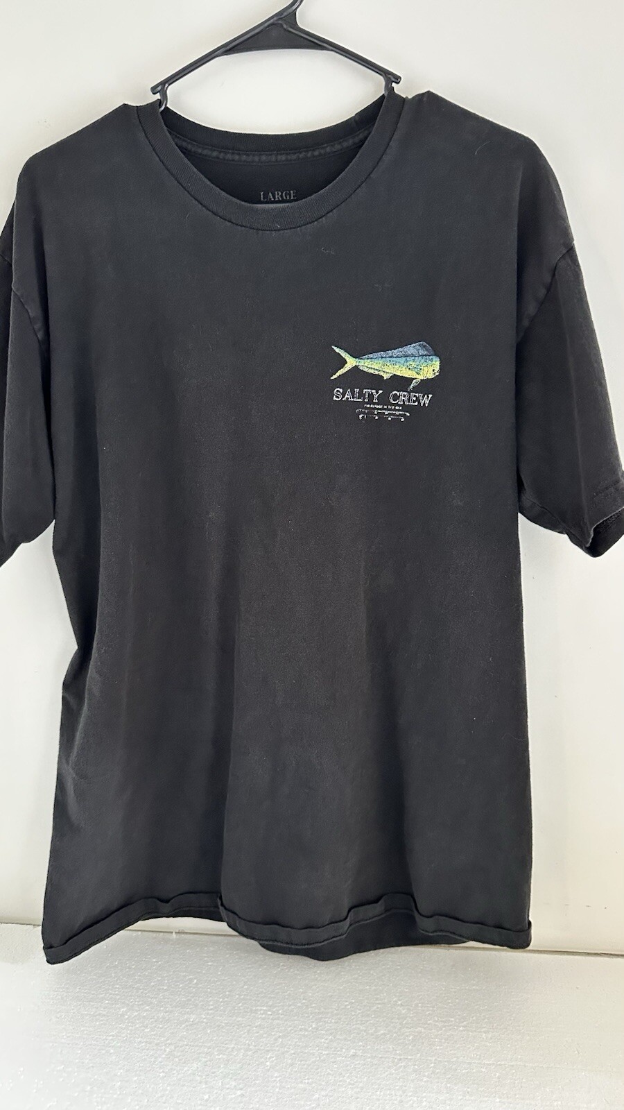 Salty Crew Mens Black Graphic T Shirt Size Large