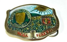 Vintage Funk's Corn Utilization Project NCGA American Belt Buckle Co. Ex. Cond.