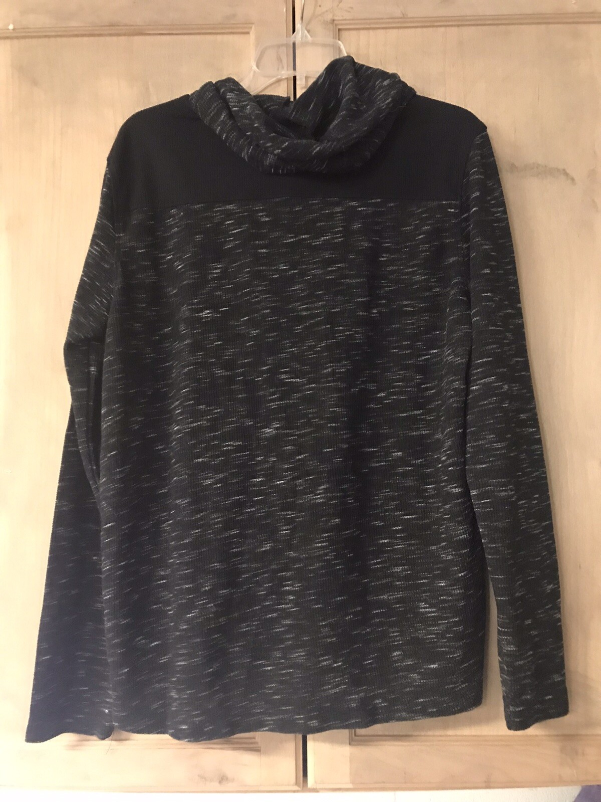 Sell Rocks Rock And Republic LS Henley W/ Hood Sz Med Black | eBay