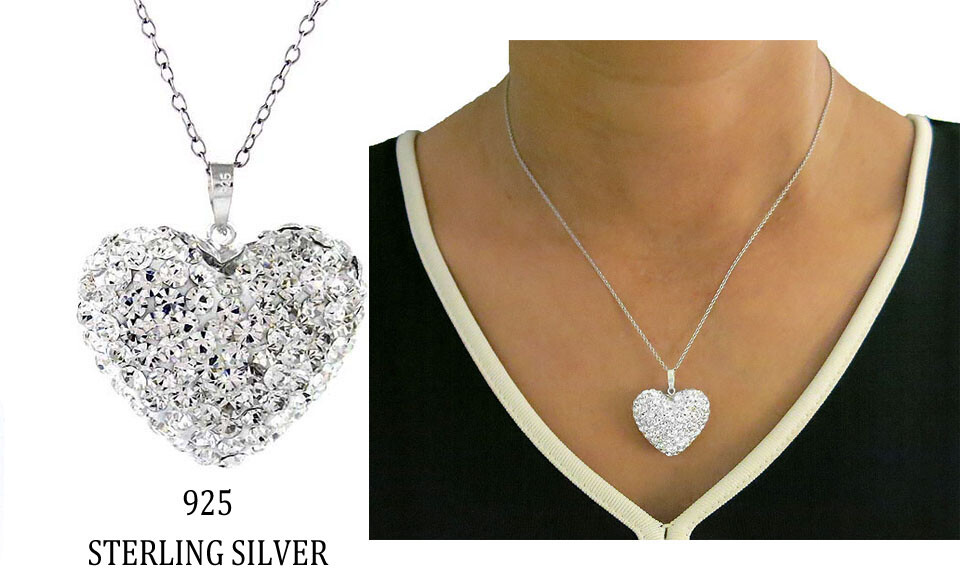 ■ENGBROX■ silver925 glassy heart ball necklace EBNL25030 glassy heart ball necklace - ENGBROX | 60% - Asian Fashion