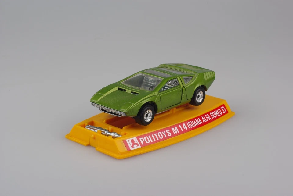POLITOYS (M14) Alfa Romeo 33 Iguana verde metallizzato - Immagine 3 di 4