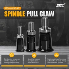 BT50 Clamp Pull Claw 4 Petal for CNC Spindle with 45 Degree Outer Screw