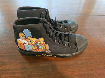 Heelys Hustle The Simpsons Mens Sz 10 Black Collaboration