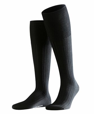 FALKE Bristol Pure Herren Kniestrümpfe 91 % Schurwolle Wolle gerippt