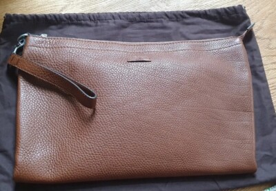 GUCCI Tasche  mittelbraunes Leder genarbt Nr.  295261 ''Avlon'' 