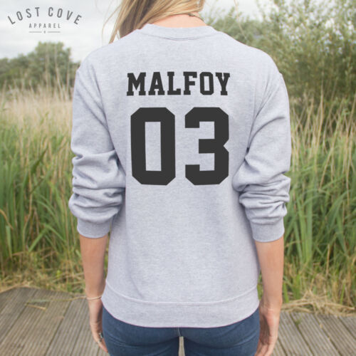 MALFOY 03 Jumper Sweater Sweatshirt Potter fangirl * - Afbeelding 1 van 5
