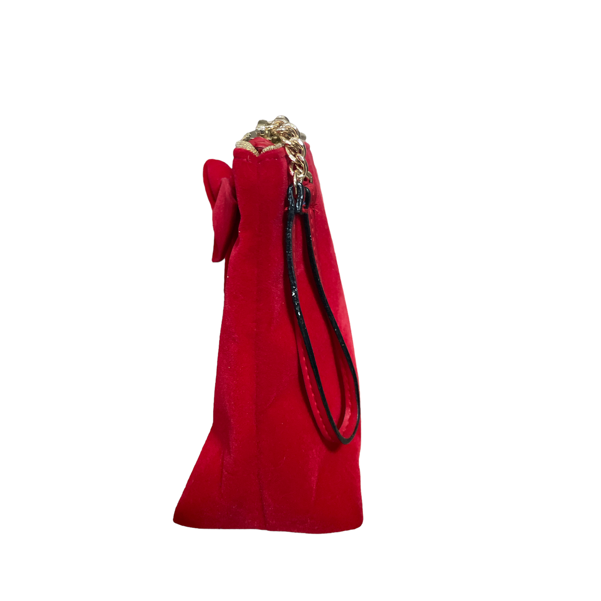 Petit Sac Victoria's Secret Velours Rouge Avec Strass - Pochette Ou Trousse (NWOT)
