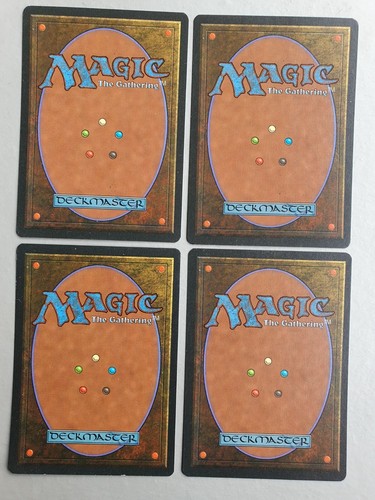 Funeral March x4 PLAYSET, MTG Homelands (1995) Common Black Enchantment NM - Picture 2 of 2