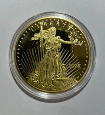 1 oz American Liberty - Eagle Gold Plated Metal “commemorative” Coin