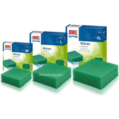 GENUINE JUWEL NITRAX FOAM JUWEL AQUARIUM FILTER MEDIA REDUCES NITRATES GREEN