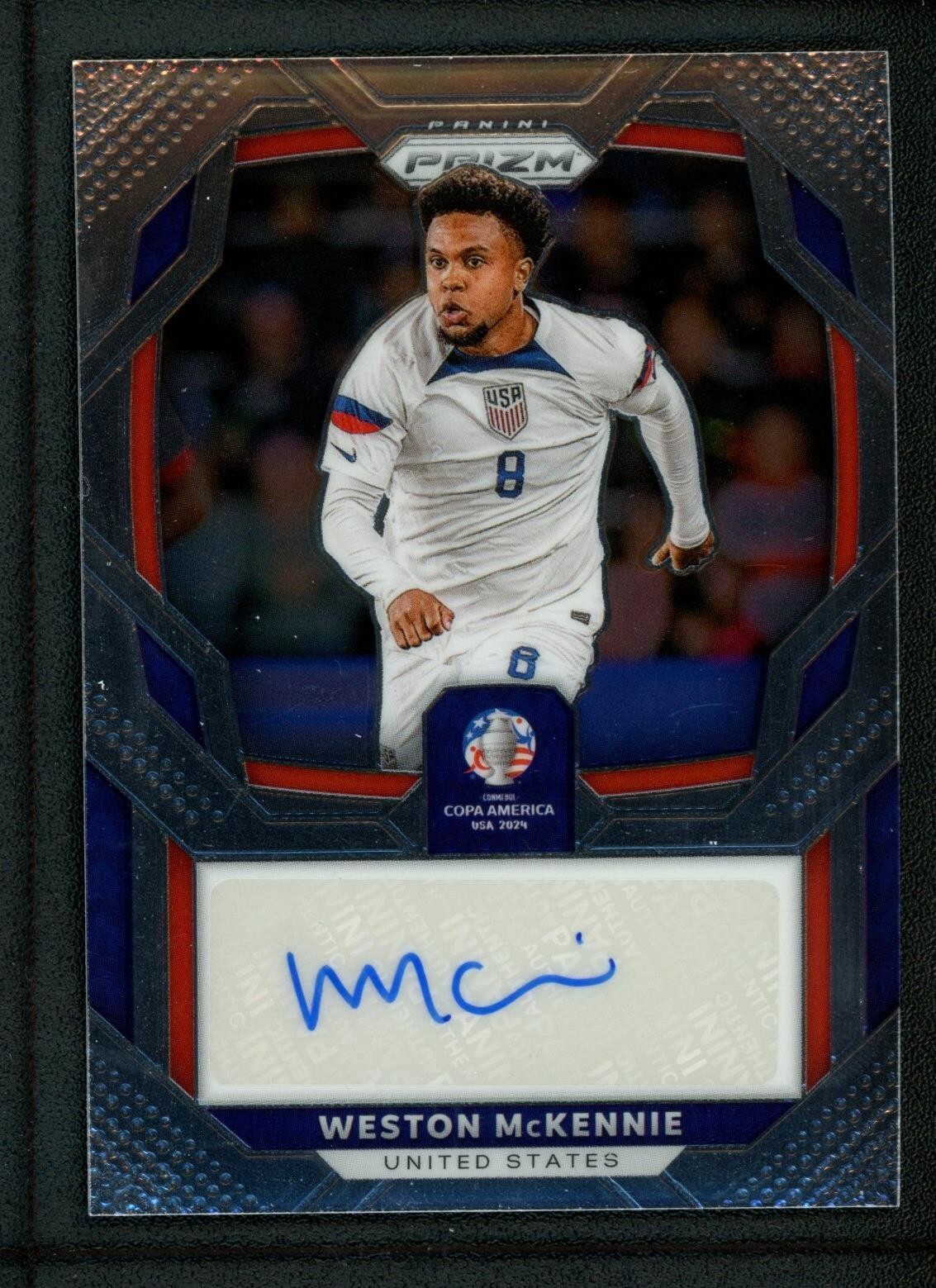 2024 Weston Mckennie Auto Panini Prizm Conmebol Copa America