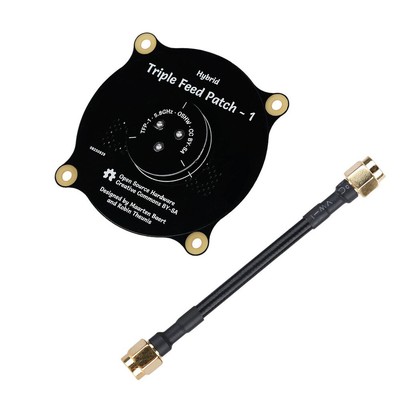 Triple-Fed Patch Antenna Directional Circularly Polarized Antenna Abs Material