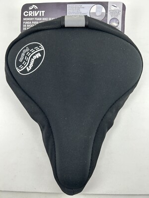Memory Foam Bike Seat Padded Cover By CRIVIT Fits Most City