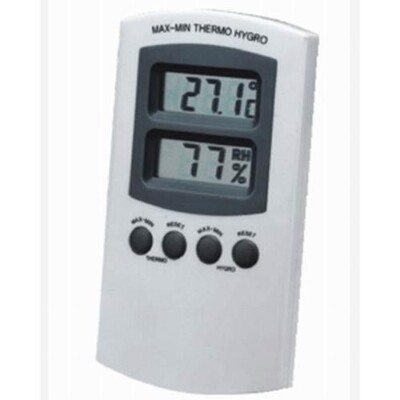 MIN/MAX VANGUARD HYDROPONICS DIGITAL THERMOHYGROMETER
