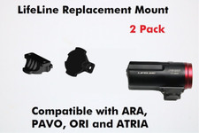 LifeLine Mount (2 Pack) PAVO, ARA, ORI, ATRIA compatible plastic bracket insert