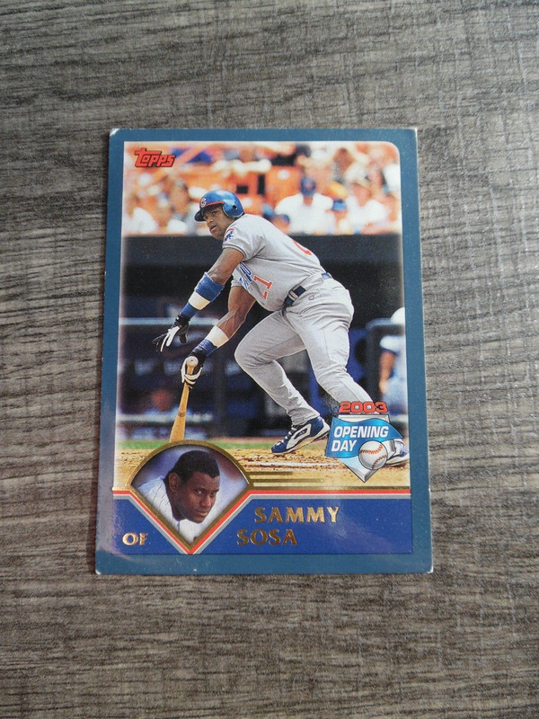 Sammy Sosa Chicago Cubs 2003 Topps Opening Day Baseball Card #50