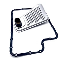 Ford 4R100 E4OD Transmission Filter Kit Molded Pan Gasket & Deep Filter 4x4
