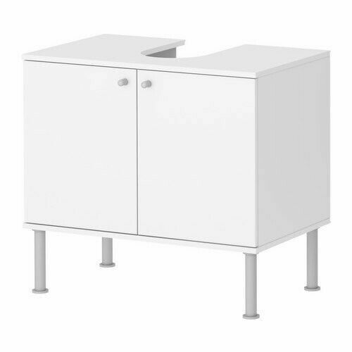 Ikea Washbasin Base Cabinet Bathroom Cabinet Wardrobe 2 Door White Nip Fullen For Sale